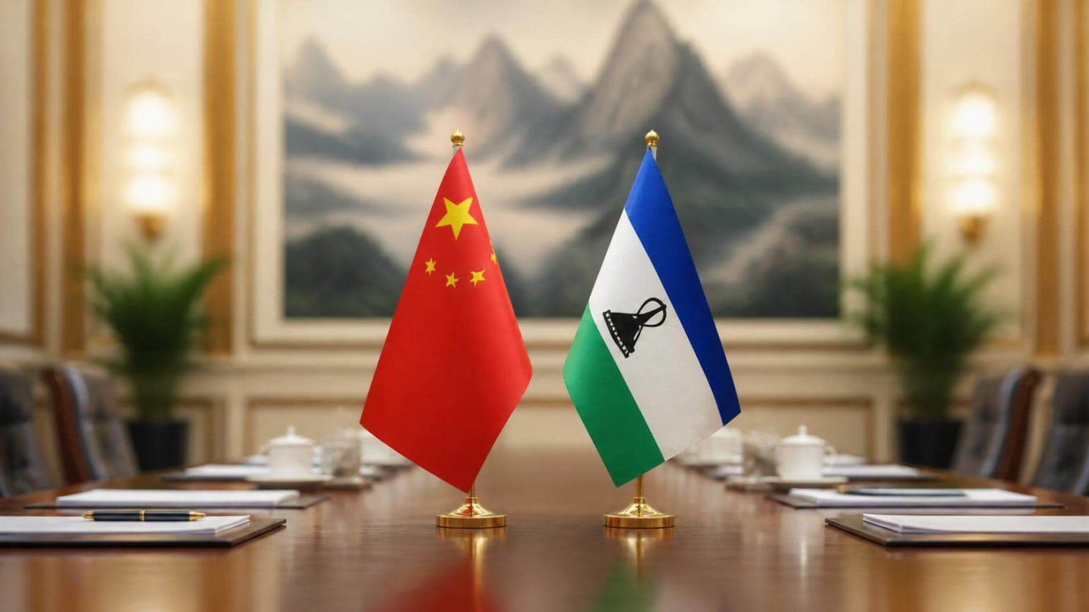 China’s top diplomat meets Lesotho FM