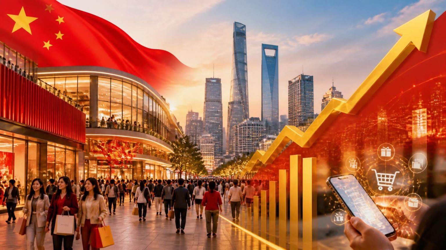 China targets 60-trln-yuan retail sales, consumption-driven growth during 2026-2030