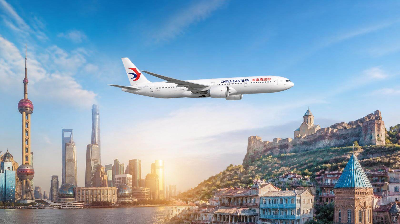 China Eastern Airlines, Şanghay ve Tiflis arasında direkt uçuşlara başladı